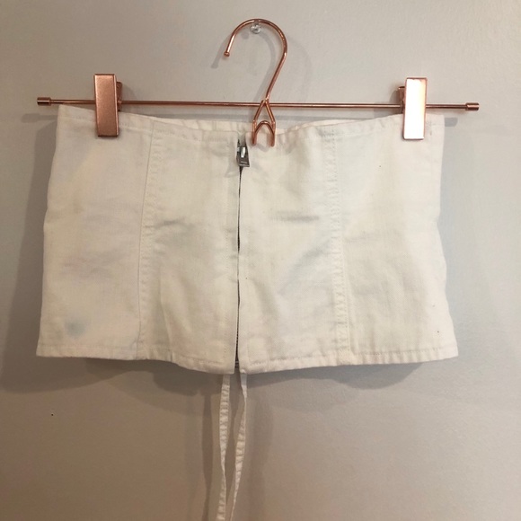 Aritzia Wilfred denim tube top - Picture 4 of 5